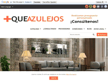 Tablet Screenshot of masqueazulejos.com